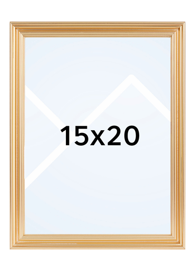 Focus Verona Bilderamme - Gull, 15x20