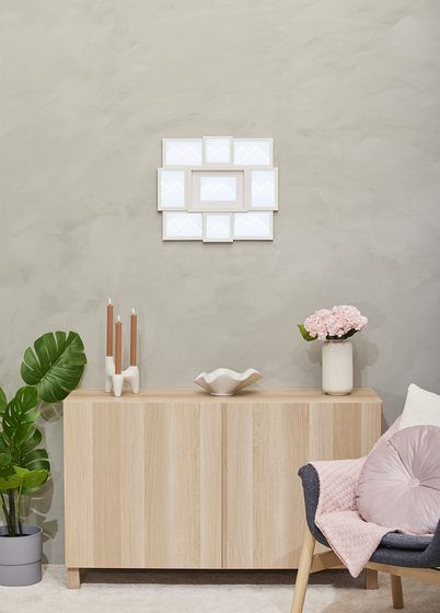 Focus Collageramme - Hvit, 9 bilder