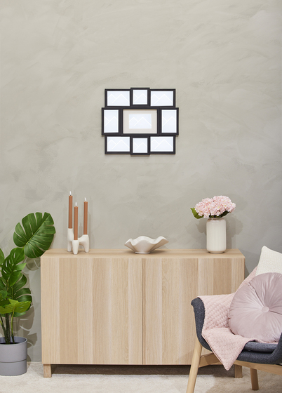 Focus Collageramme - Svart, 9 bilder