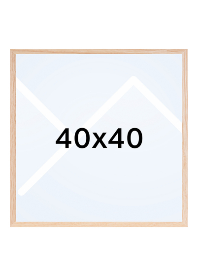 Focus Soul Bilderamme - Lys Eik, 40x40