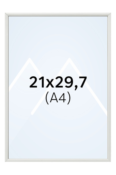 Focus Lily Bilderamme. - Hvit, 21x29.7 (A4)