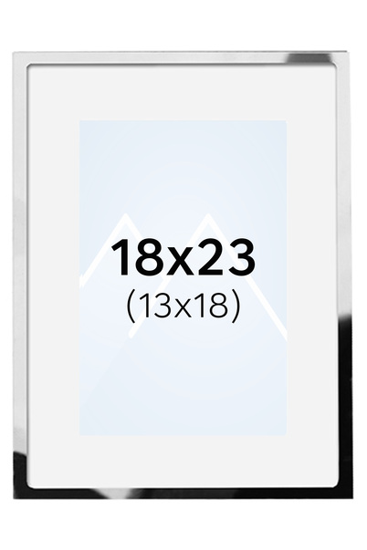 Focus Iris Bilderamme - Sølv, 13x18, 18x23