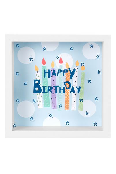 Goldbuch Happy Birthday Bilderamme - Hvit, 18x18