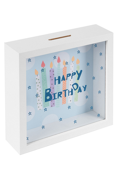 Goldbuch Happy Birthday Bilderamme - Hvit, 18x18