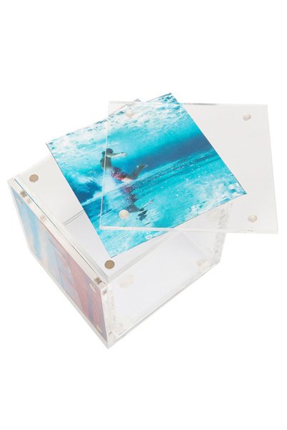 Goldbuch Fotokube Bilderamme - Gjennomsiktig, 5x 8x8