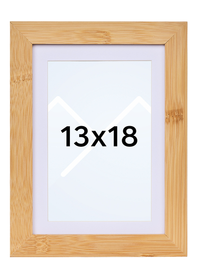 Goldbuch Bambus Bilderamme - Naturlig tre, 13x18