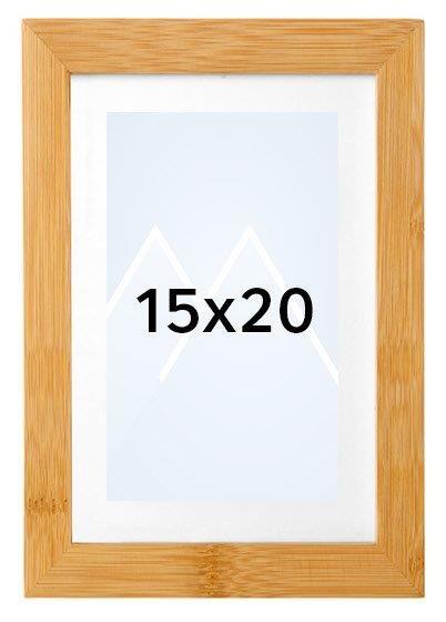 Goldbuch Bambus Bilderamme - Naturlig tre, 15x20