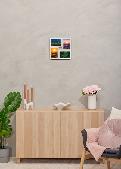 Goldbuch Verona Collageramme - Naturlig tre & Hvit, 10x15 x4