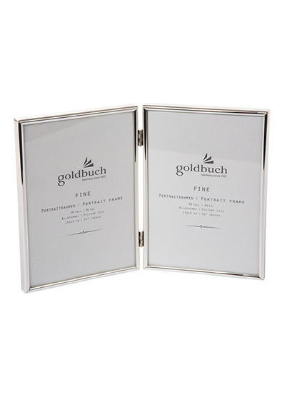 Goldbuch Fine Dobbel Bilderamme - Sølv, 13x18 x2