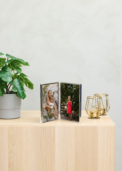 Goldbuch Fine Dobbel Bilderamme - Sølv, 13x18 x2