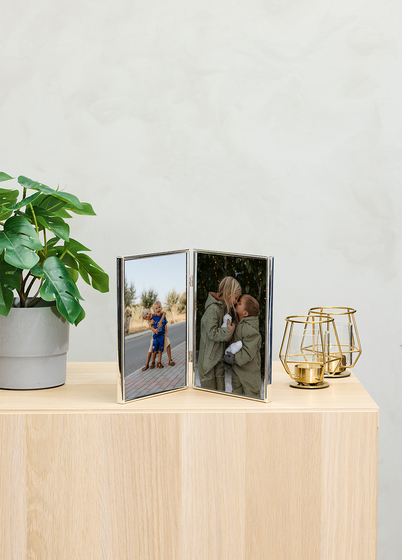 Goldbuch Fine Dobbel Bilderamme - Sølv, 15x20 x2