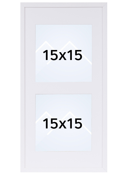 TR København Galleri Collageramme - Hvit, 15x15 x2