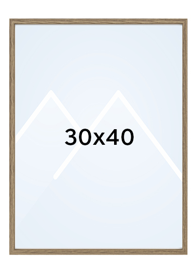 Inter Brasil Bilderamme - Brun, 30x40