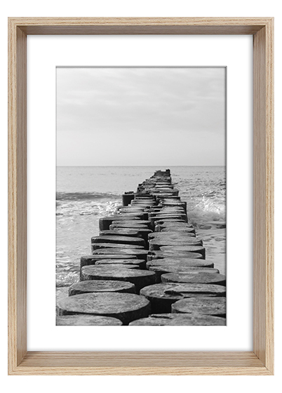 Inter Blanc Bilderamme - Naturlig tre, 13x18