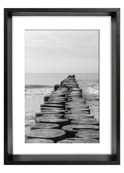 Inter Blanc Bilderamme - Svart, 13x18