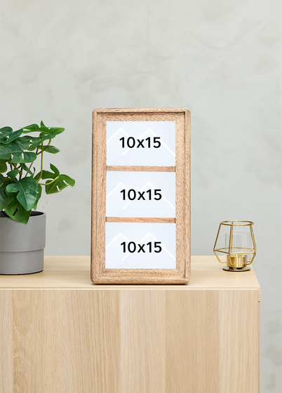 ZEP Italia Rhone Bilderamme - Lys brun, 15x21, 10x15 x3