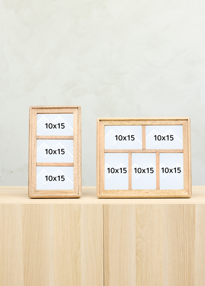 ZEP Italia Rhone Bilderamme - Lys brun, 15x21, 10x15 x3