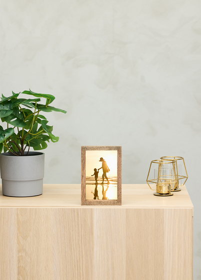 ZEP Italia Marne Vertikal & Horisontal Bilderamme - Lys brun, 10x15, 10x15