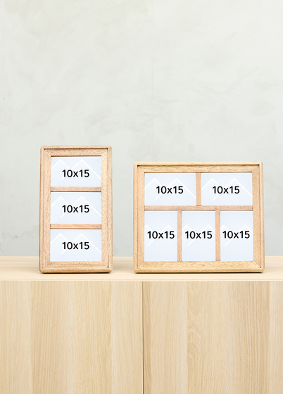 ZEP Italia Mosel Bilderamme - Lys brun, 15x21, 5x 10x15