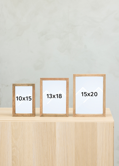 ZEP Italia Marne Vertikal & Horisontal Bilderamme - Lys brun, 13x18,