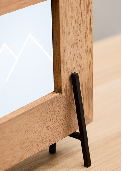 ZEP Italia Frejus Horisontal & Vertikal Bilderamme - Lys brun, 10x15