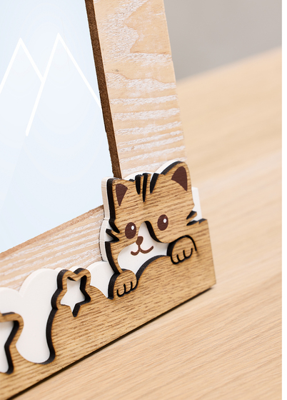 ZEP Italia Figaro Bilderamme - Lys brun, 15x21, 10x15