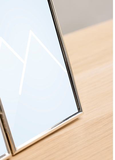 ZEP Italia Silvia 2Q & 3Q Bilderamme - Sølv, 10x15 x3