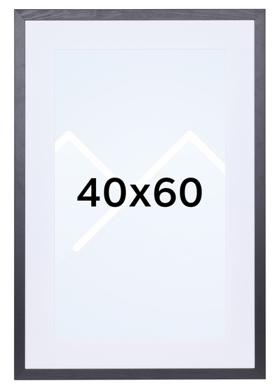 TR Reykjavik Bilderamme - Svart, 30x45, 40x60