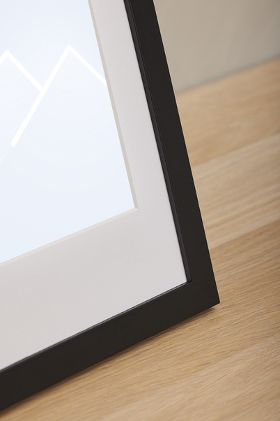 TR Reykjavik Bilderamme - Svart, 30x45, 40x60