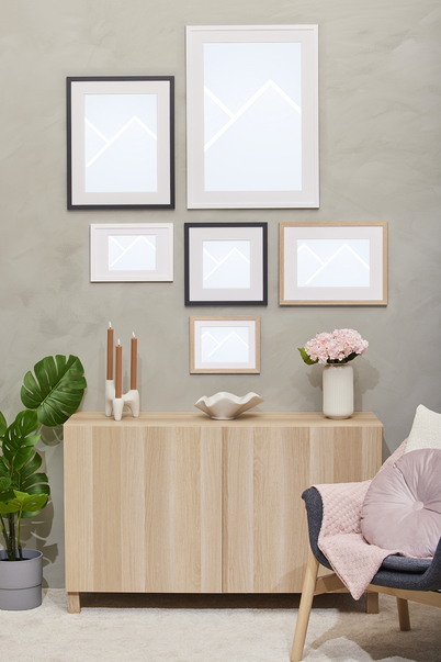 TR Reykjavik Bilderamme - Svart, 30x45, 40x60