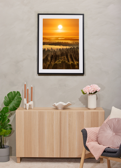 TR Reykjavik Bilderamme - Svart, 50x70, 60x80