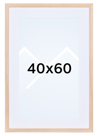 TR Reykjavik Bilderamme - Lys Eik, 30x45, 40x60