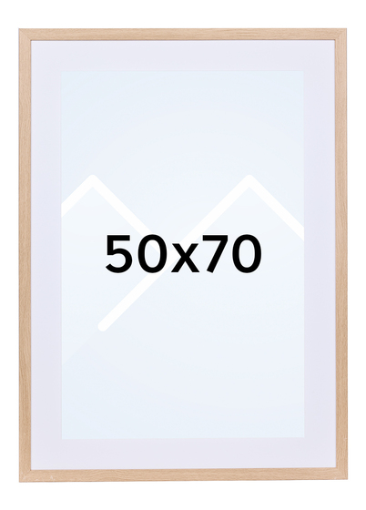 TR Reykjavik Bilderamme - Lys Eik, 40x60, 50x70