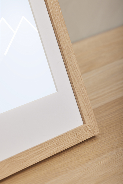 TR Reykjavik Bilderamme - Lys Eik, 40x60, 50x70