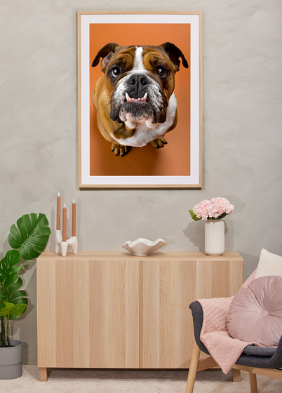 TR Reykjavik Bilderamme - Lys Eik, 60x80, 70x100