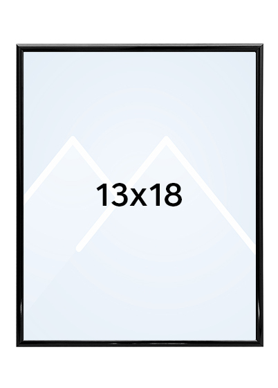 Focus Lily Bilderamme. - Svart, 13x18