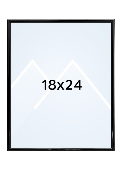 Focus Lily Bilderamme. - Svart, 18x24