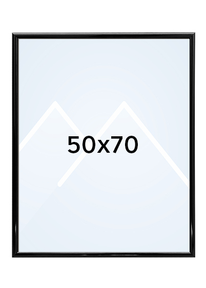 Focus Lily Bilderamme. - Svart, 50x70