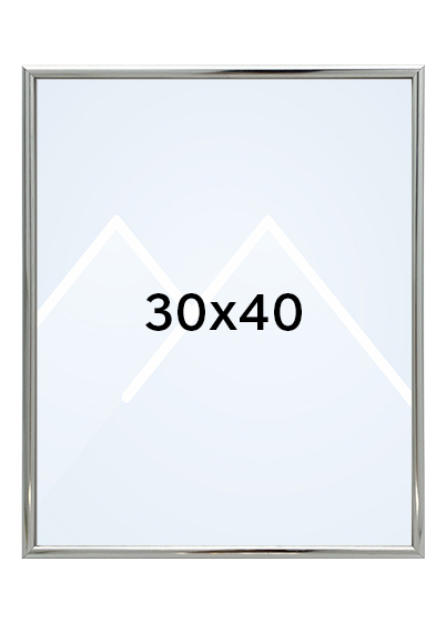 Focus Lily Bilderamme. - Sølv, 30x40