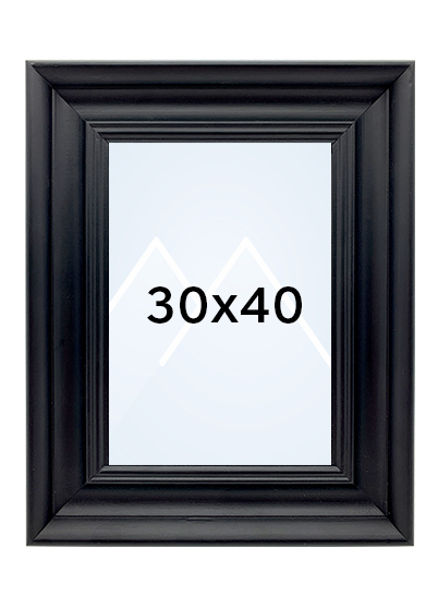 Focus Lotus Bilderamme - Svart, 30x40