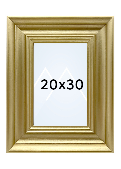 Focus Lotus Bilderamme - Gull, 20x30
