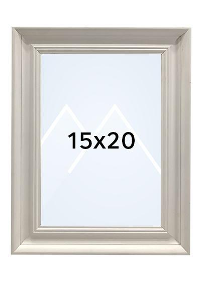 Focus Lotus Bilderamme - Hvit, 15x20