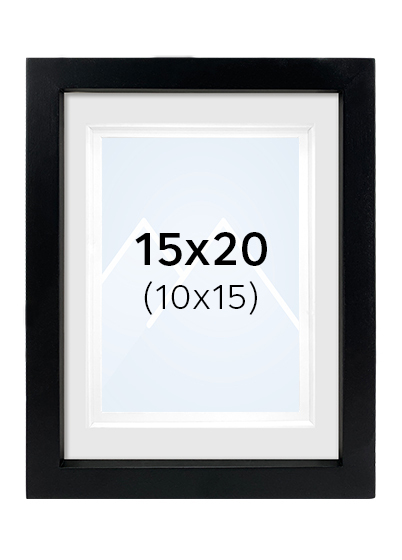 Focus Dahlia Bilderamme - Svart, 10x15, 15x20