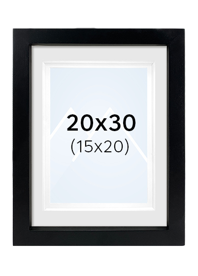 Focus Dahlia Bilderamme - Svart, 15x20, 20x30