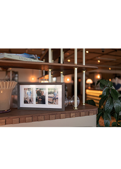 Focus Dahlia Collageramme - Svart, 10x15 x3, 21x40