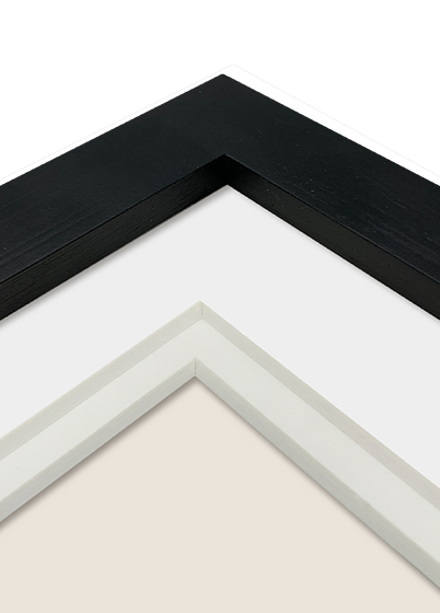 Focus Dahlia Collageramme - Svart, 10x15 x3, 21x40