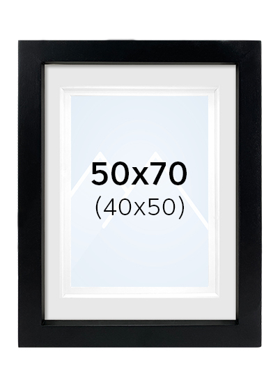 Focus Dahlia Bilderamme - Svart, 40x50, 50x70