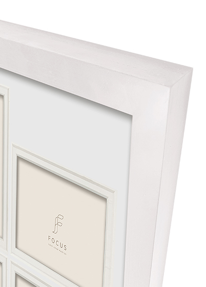 Focus Dahlia Collageramme - Hvit, 10x15 x8, 32x64