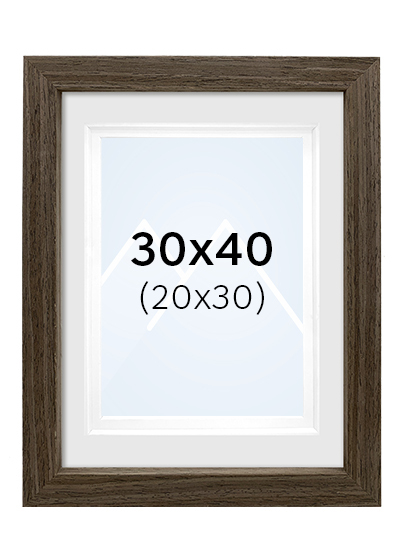 Focus Dahlia Bilderamme - Valnøtt, 20x30, 30x40
