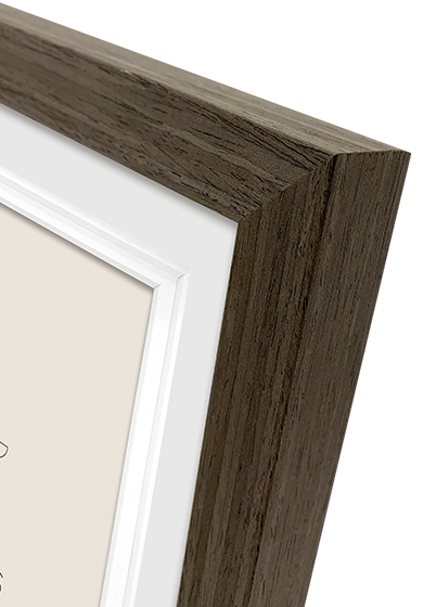 Focus Dahlia Bilderamme - Valnøtt, 20x30, 30x40